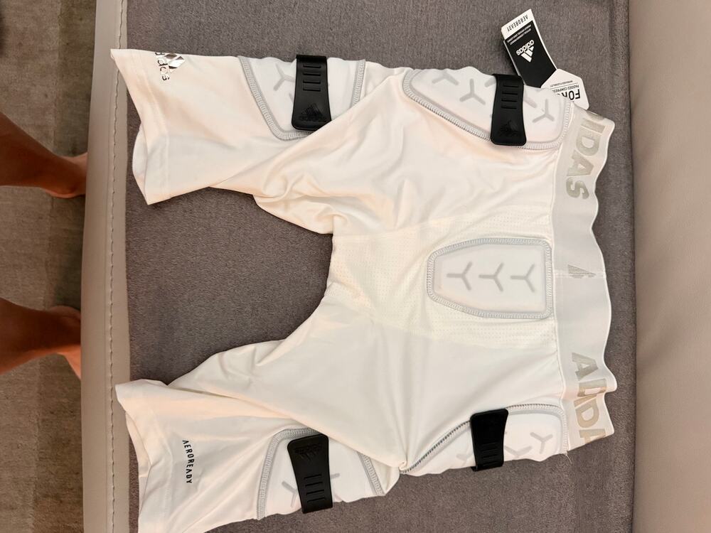 NWT Adidas Boys padded underwear Girdle white youth large